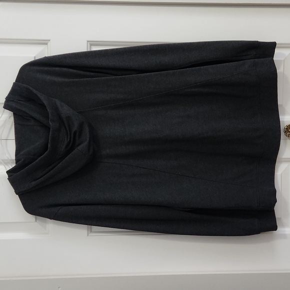 Like New Womens Nike 2 Way Zipper Hoodie Grey XS - Picture 5 of 6